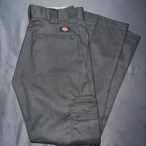 Dickies Men's Charcoal Cargo Pants